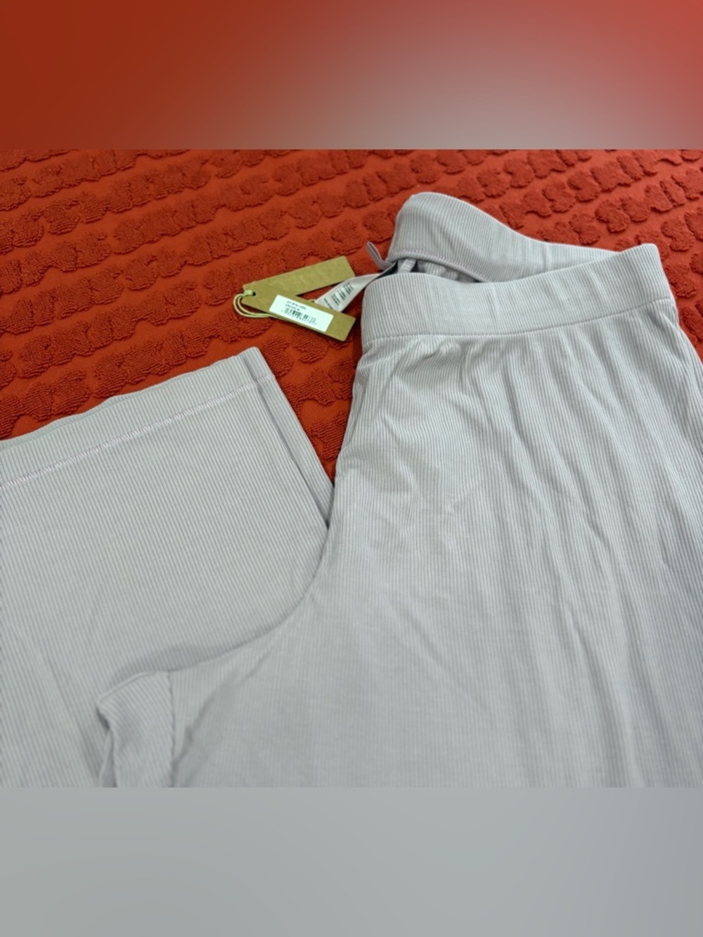 🔥 SKIMS Ribbed Pajama Pants | Orchid |  M | NWT 🔥 - Picture 3 of 5